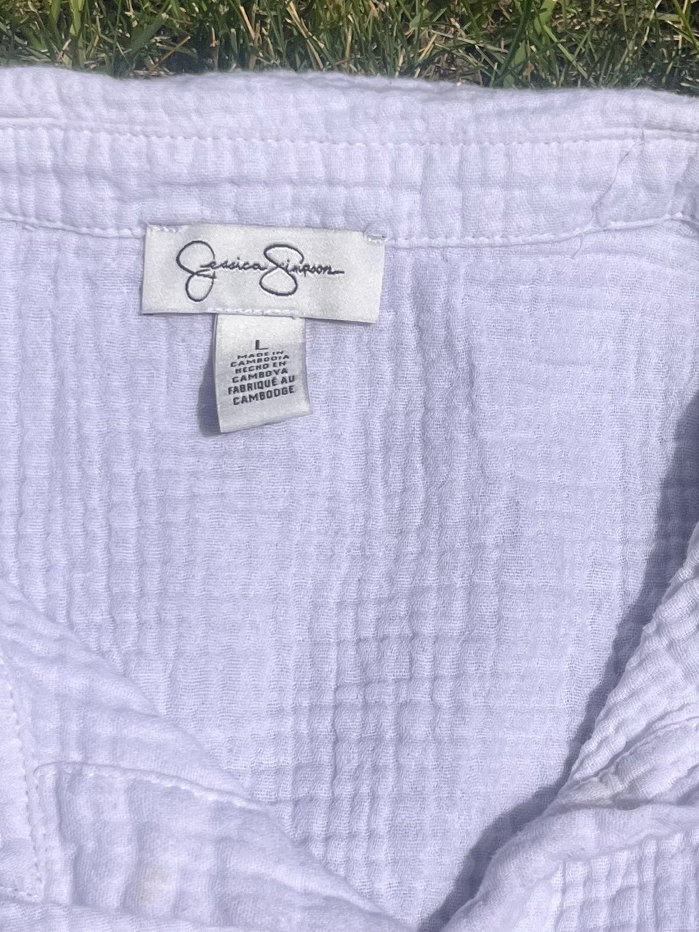 4 Gauze Style Button Up Tops. 2 Jessica Simpson, Assorted Colors - Picture 11 of 13